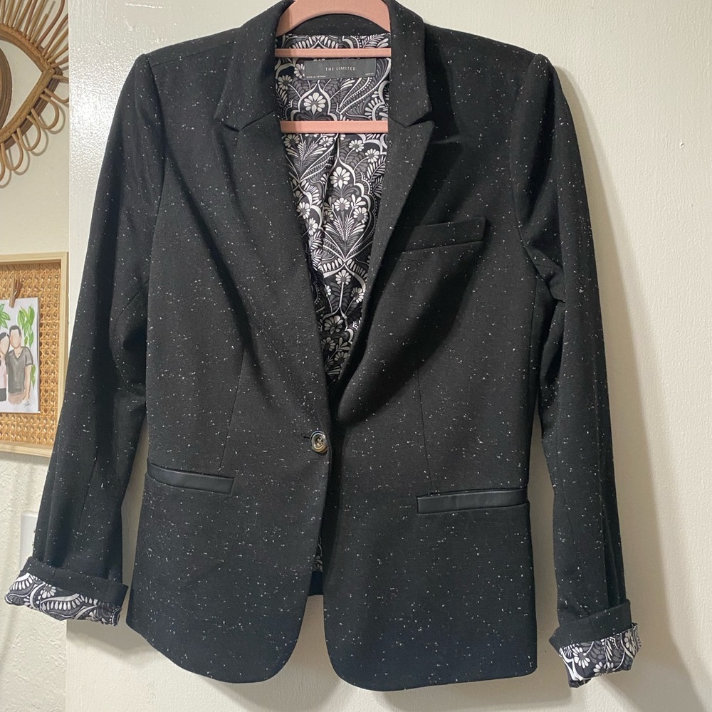 The Limited Salt and Pepper Blazer